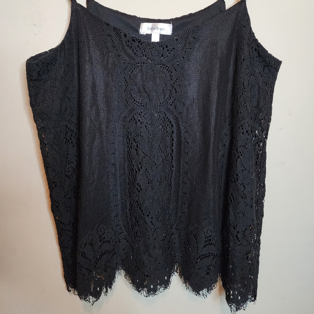 STELLA TWEED TOP
